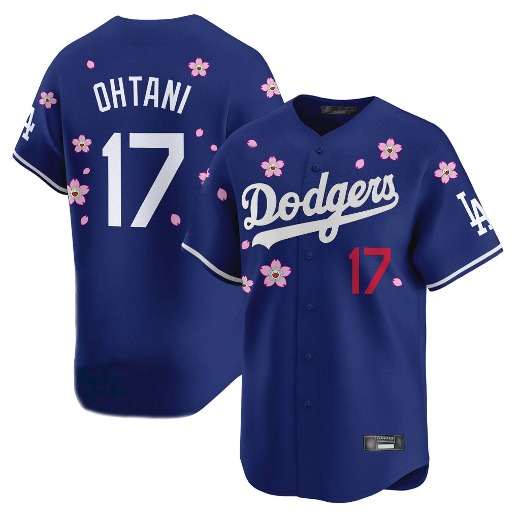 Blandc LA.Dodgers #17 Shohei Ohtani Player Royal Tokyo Series Vapor Premier Limited Stitched Jerseys