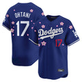 Blandc LA.Dodgers #17 Shohei Ohtani Player Royal Tokyo Series Vapor Premier Limited Stitched Jerseys