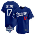 Blandc LA.Dodgers #17 Shohei Ohtani Player Royal World Series Meet Limited Home Stitched Jerseys