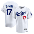 Blandc LA.Dodgers #17 Shohei Ohtani Player White Limited Home Stitched Jerseys