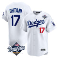 Blandc LA.Dodgers #17 Shohei Ohtani Player White World Series Limited Home Stitched Jerseys