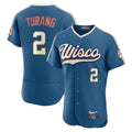 Blandc M.Brewers #2 Brice Turang Player Blue 2026 City Connect Home Limited Elite Stitched Jerseys