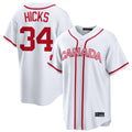 Blandc M.Marlins #34 Liam Hicks Player White 2026 World Classic Home Pick-A-Player Stitched Jerseys