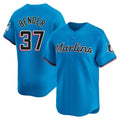 Blandc M.Marlins #37 Anthony Bender Player Blue Home Limited Stitched Jerseys