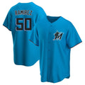 Blandc M.Marlins #50 Agustin Ramirez Player Blue Home Game Stitched Jerseys