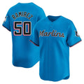 Blandc M.Marlins #50 Agustin Ramirez Player Blue Home Limited Stitched Jerseys