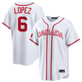 Blandc M.Marlins #6 Otto Lopez Player White 2026 World Classic Home Pick-A-Player Stitched Jerseys