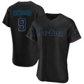 Blandc M.Marlins #9 Xavier Edwards Player Black Home Limited Elite Stitched Jerseys